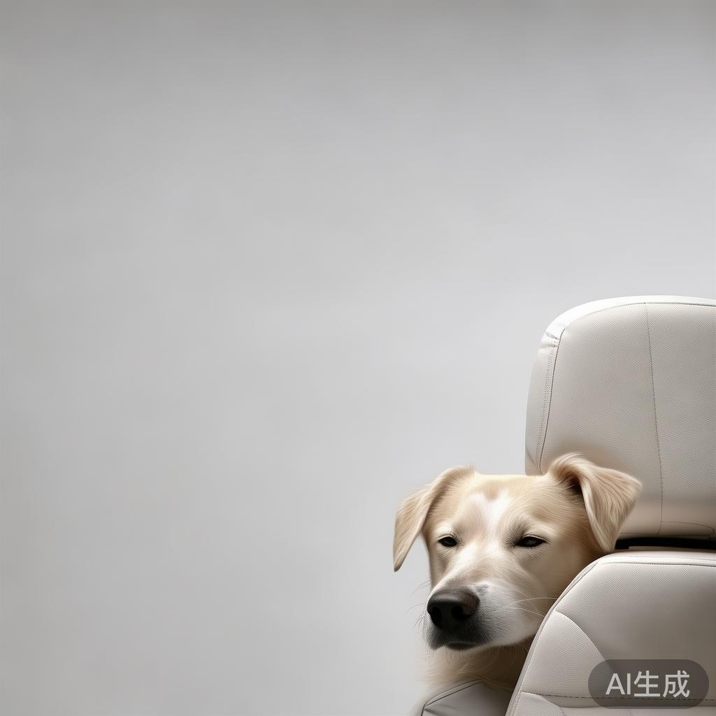 狗子坐车吐了三次，垫高座椅加开窗缝才安稳