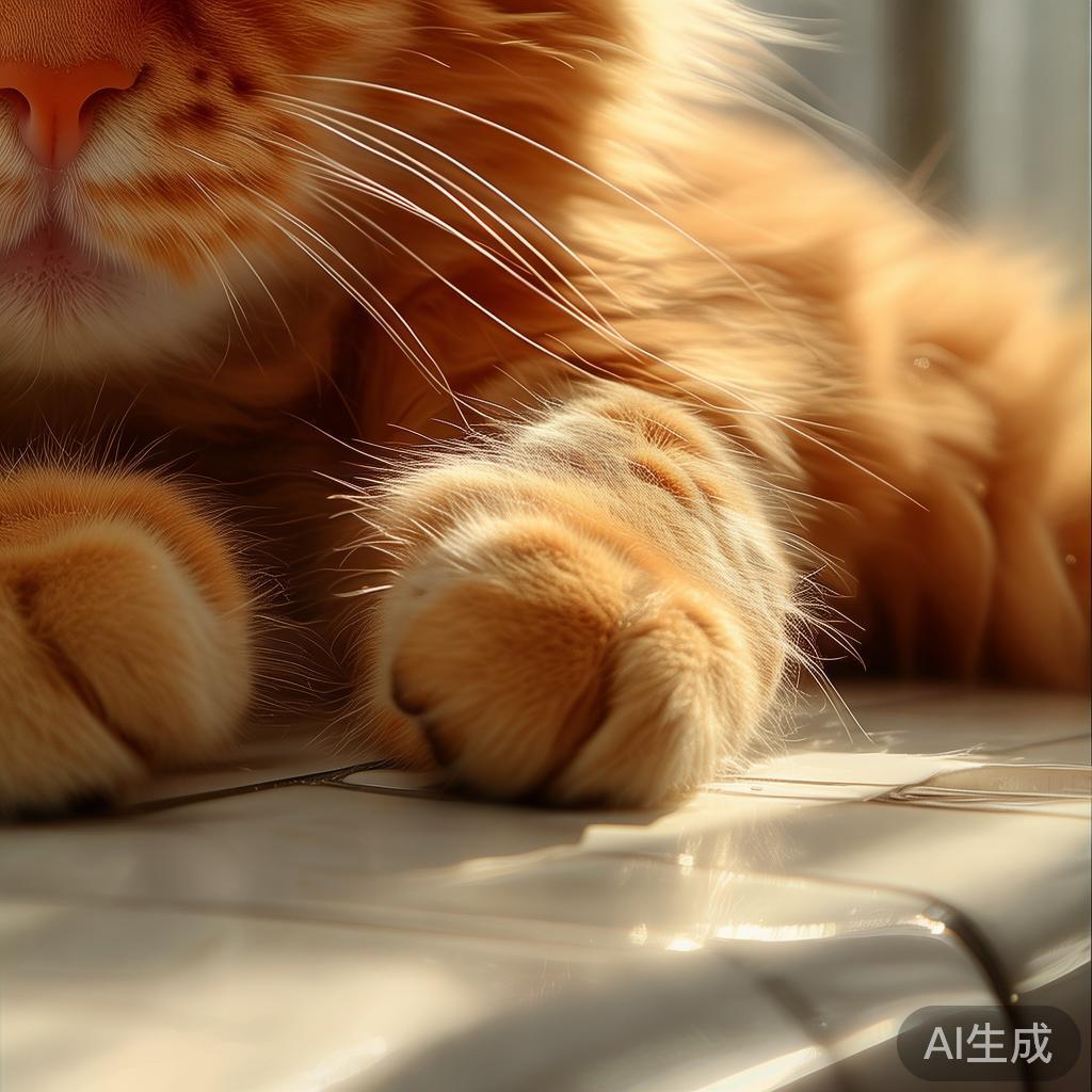 给猫剪指甲总被挠，后来趁它晒太阳迷糊时剪，一次剪完四只