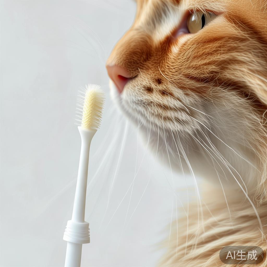 给猫刷牙像打仗，试了5种方法，这1招它居然自己张嘴