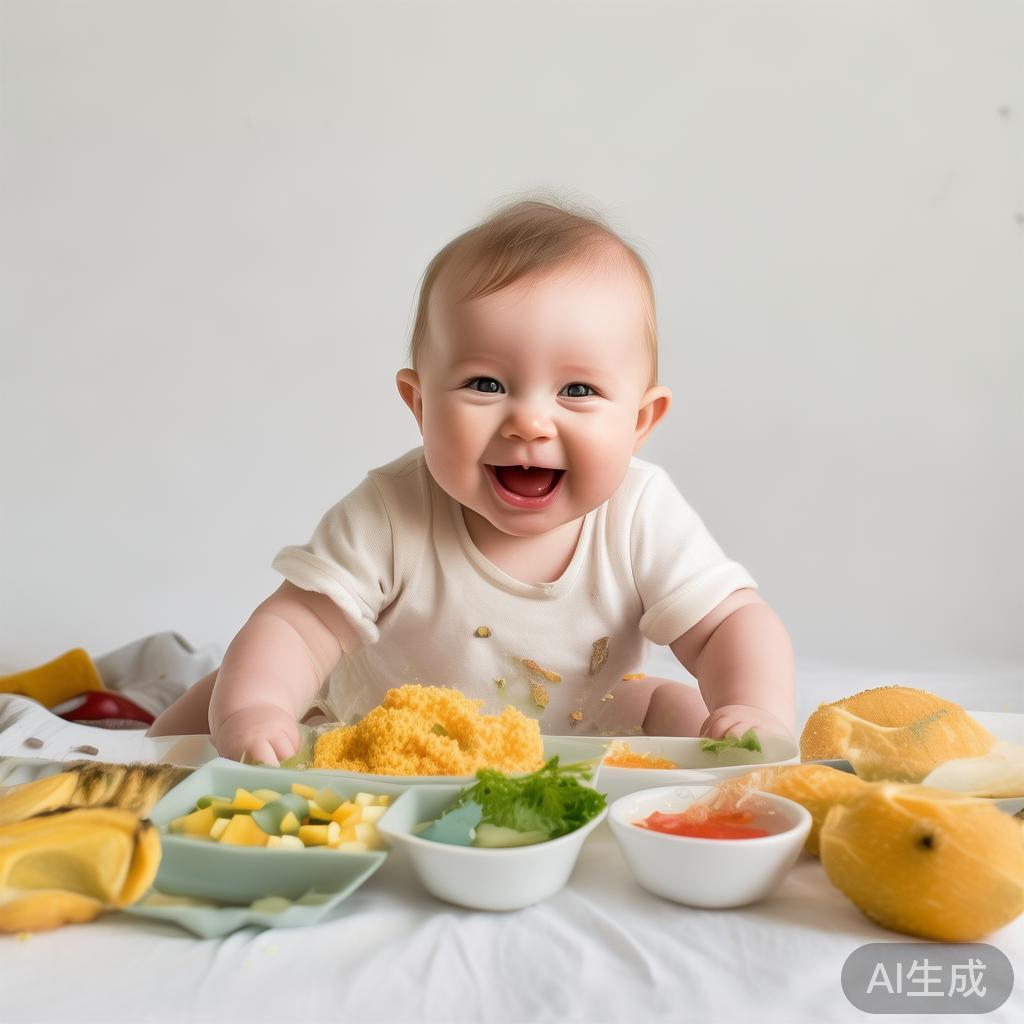 喂养辅食时,宝宝吃饭“玩食物”是好事还是坏事?