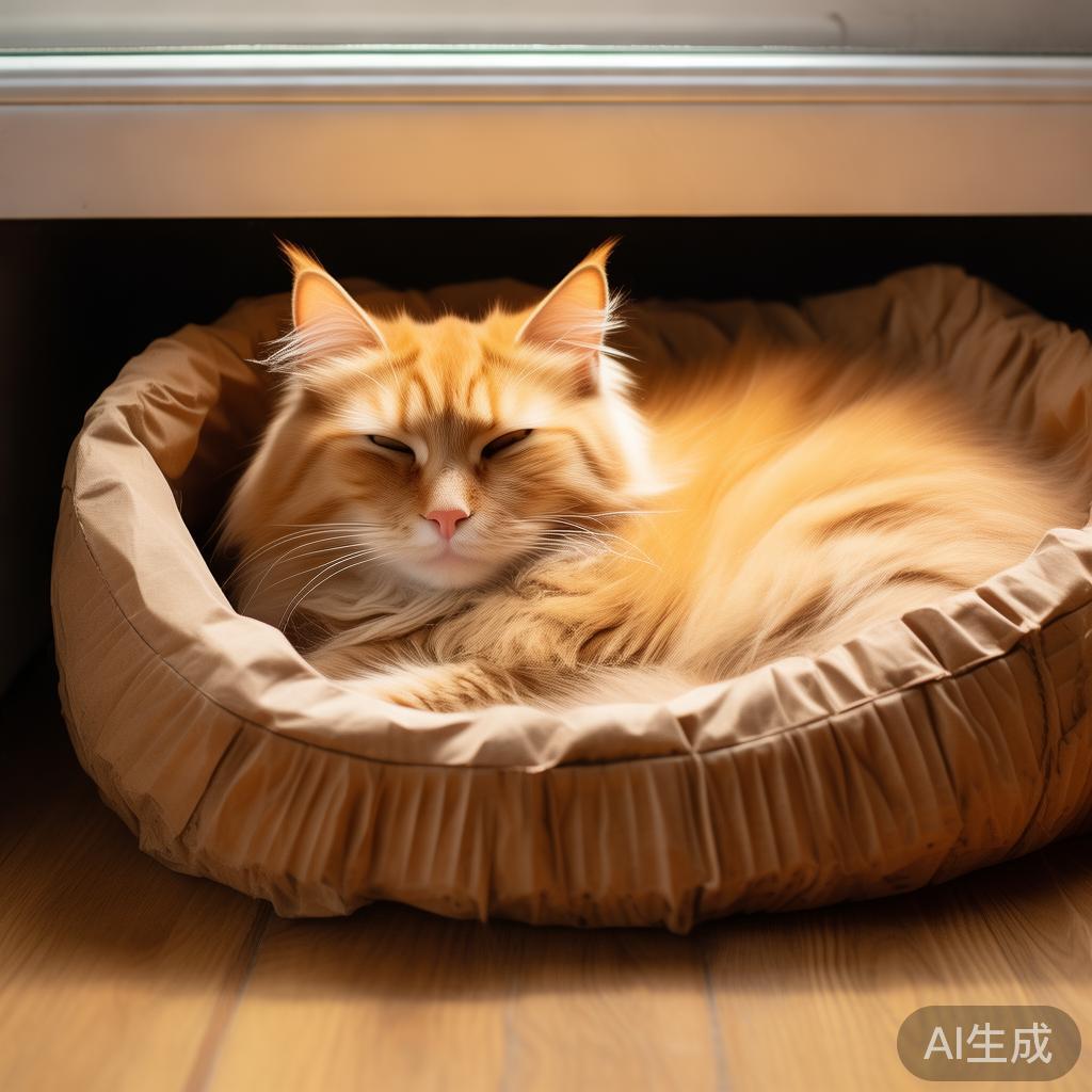 猫窝放在暖气片旁边，冬天它自己挪过去，再没上过我的床