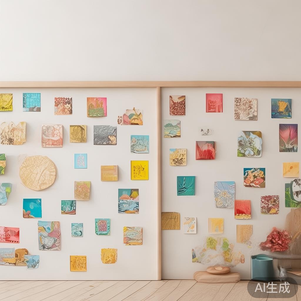 女儿把贴纸贴满墙，我没撕，三个月后她认了80多个字