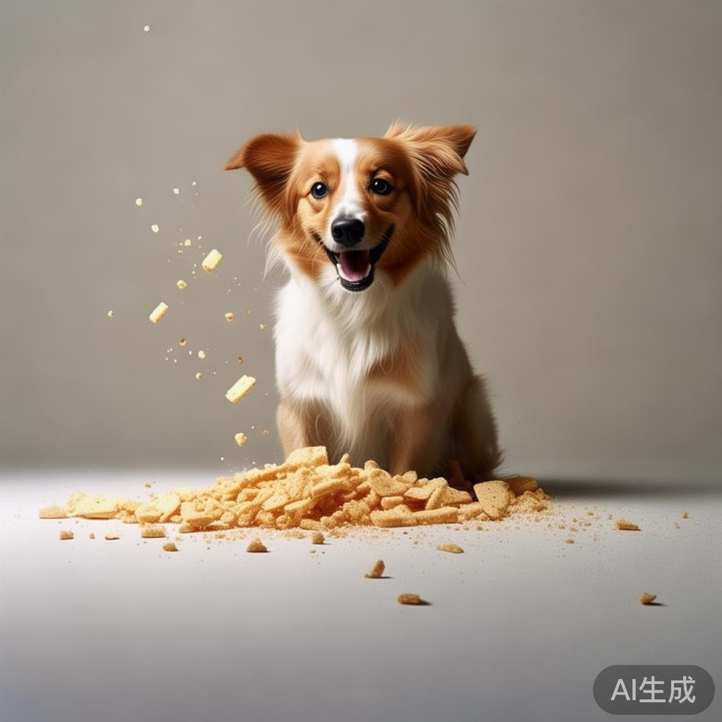 狗子拆家最狠的那阵,我把零食藏进毛巾卷里才救回沙发