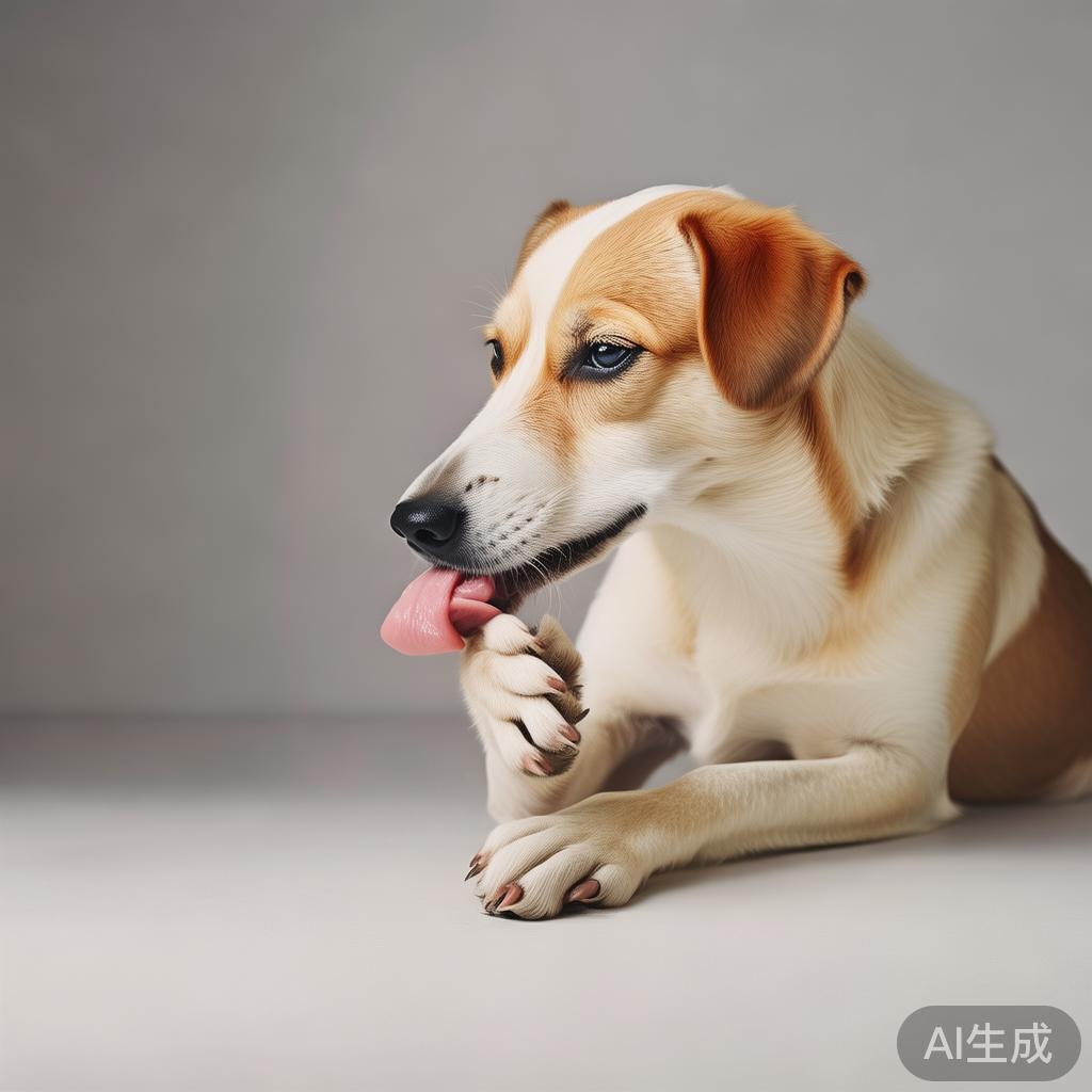 宠物行为解读:狗狗一直舔爪子是皮肤病还是焦虑?