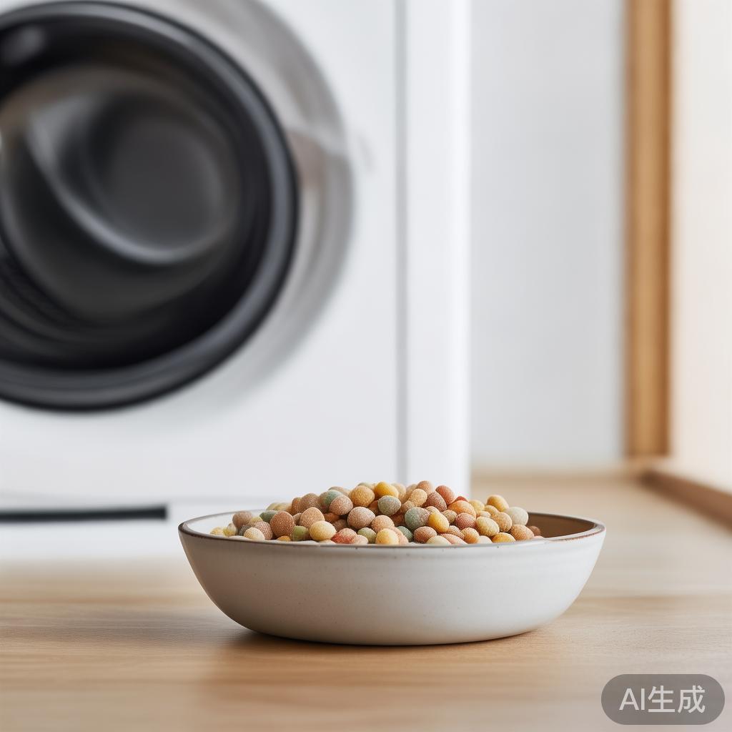 猫粮碗放厨房还是阳台？我挪了3块瓷砖的距离，猫终于不护食了