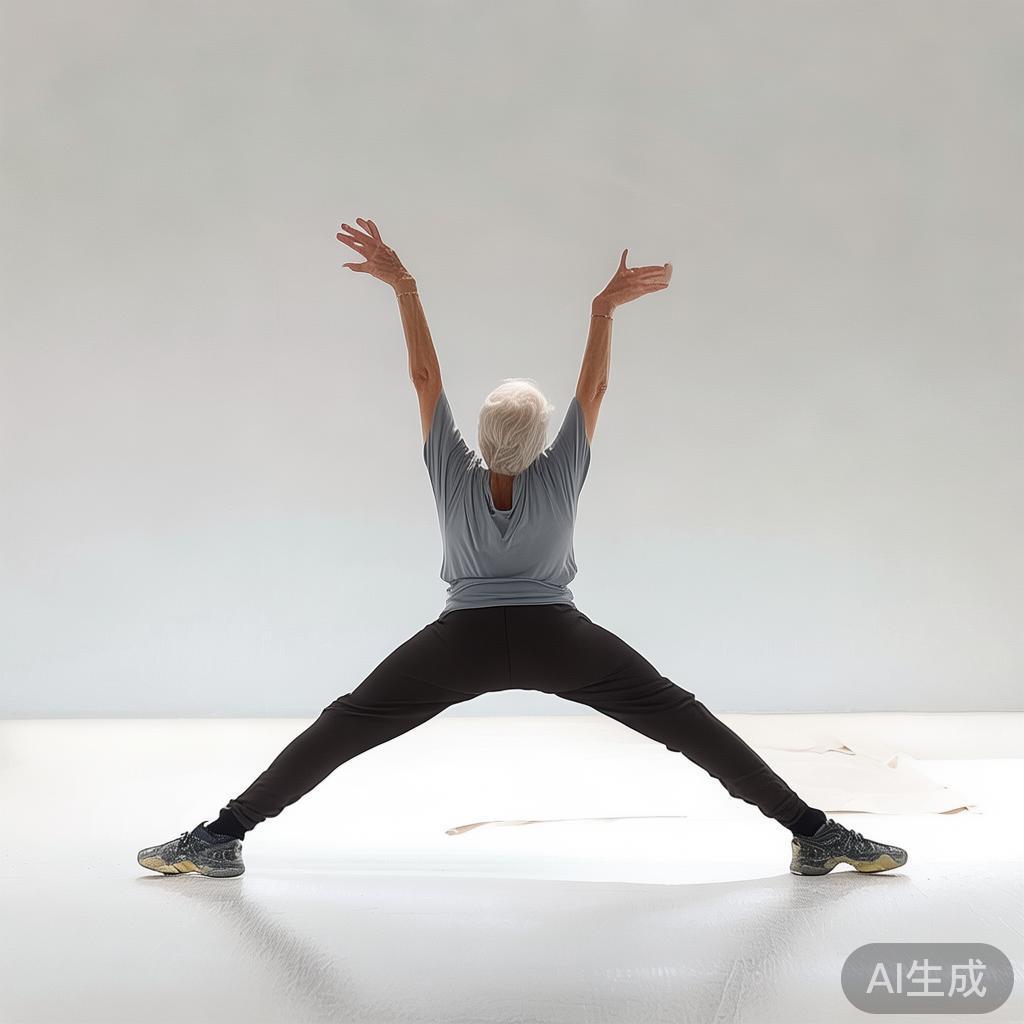 秋季温度骤降,老人运动前如何正确拉伸预防拉伤?