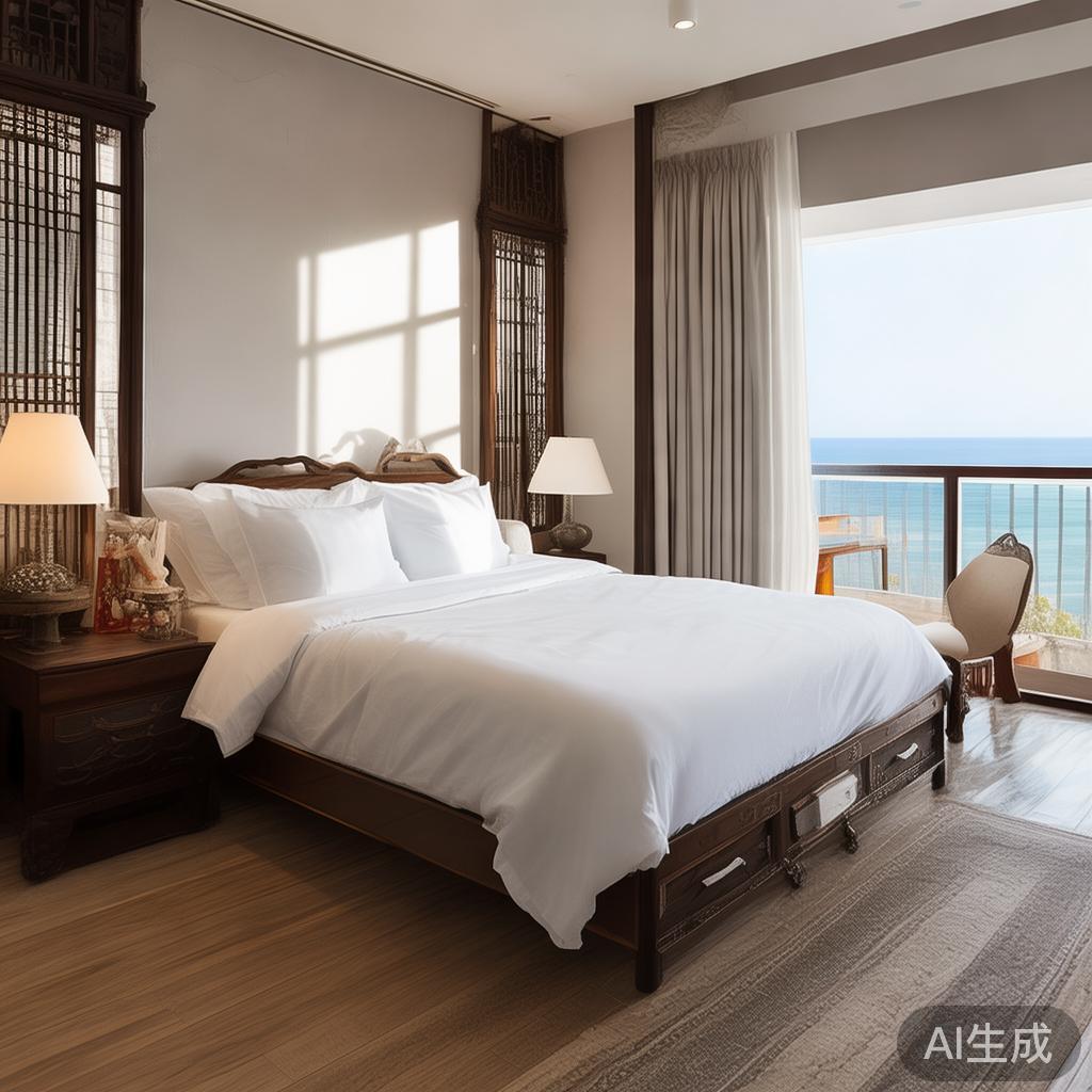 海边酒店订了一楼带阳台，潮气重得被子都是湿的