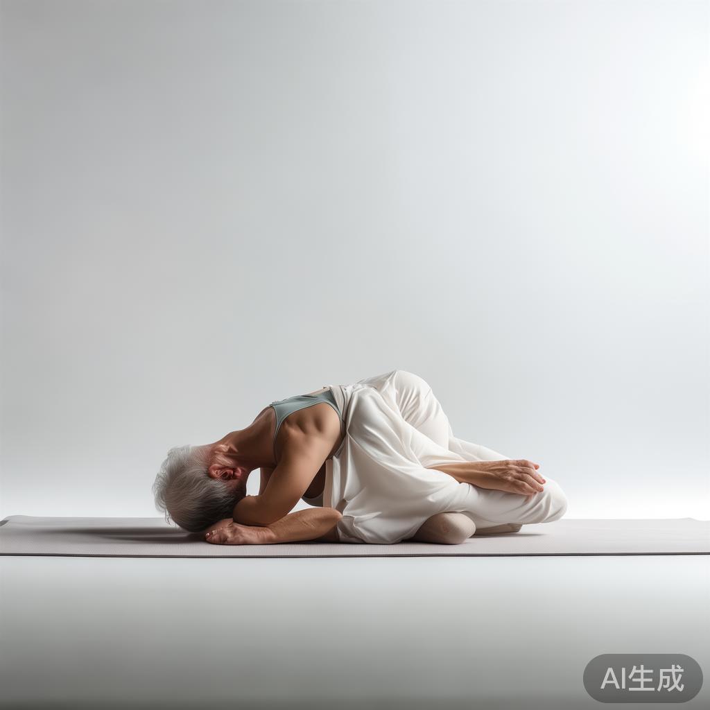 瑜伽里的猫牛式如何帮助老人缓解秋季腰背酸痛?