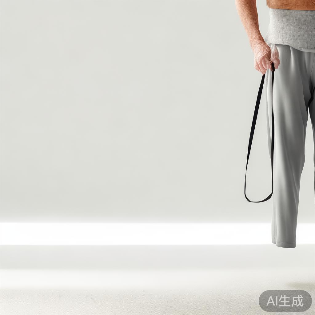 老人使用弹力带训练，3个技巧避免突然拉伤？