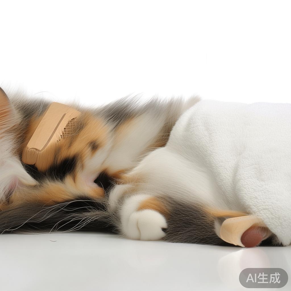 冬天给短毛猫洗澡，3个步骤没做对，吹干后还是打结