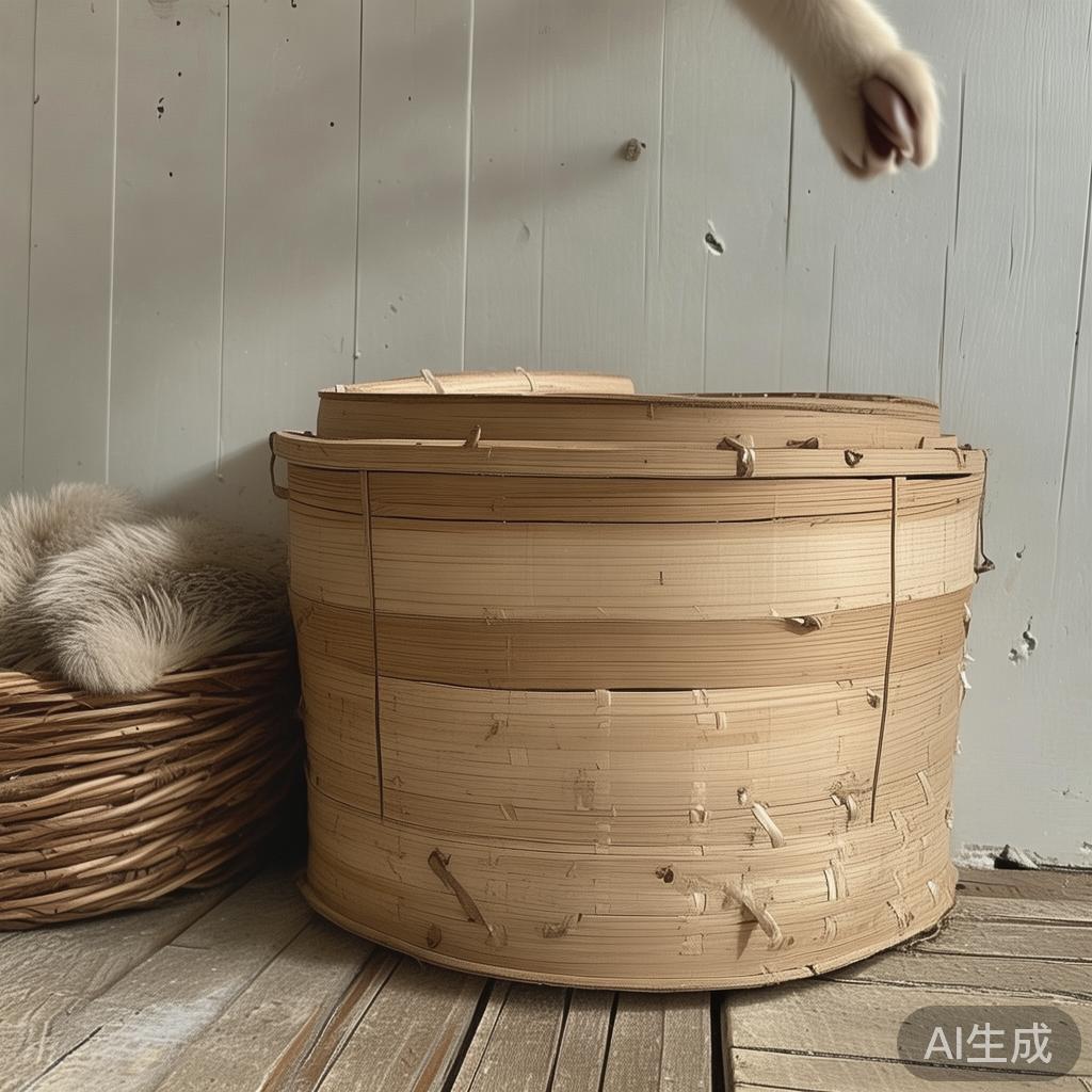 搬家后猫咪躲床底三天不出来？我把旧蒸屉放猫窝旁它才肯吃饭