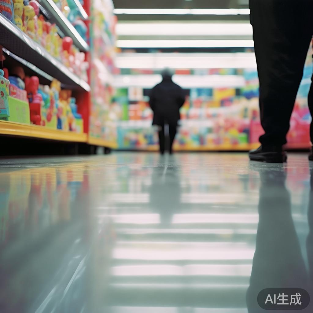 娃在超市躺地上要玩具，我蹲旁边看了他3分钟他自己爬起来了