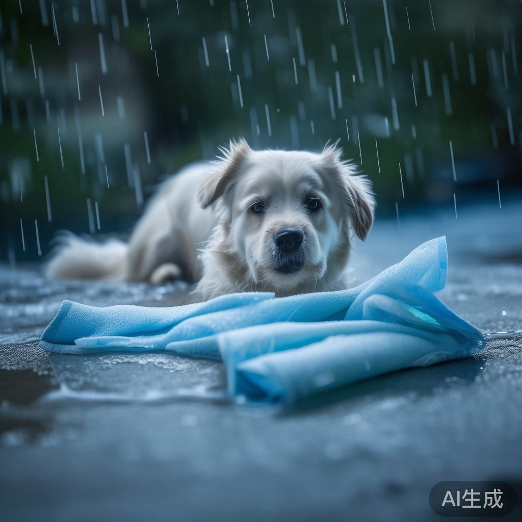 7月暴雨季遛狗回家，如何用湿巾5步完成全套足部护理不生病？